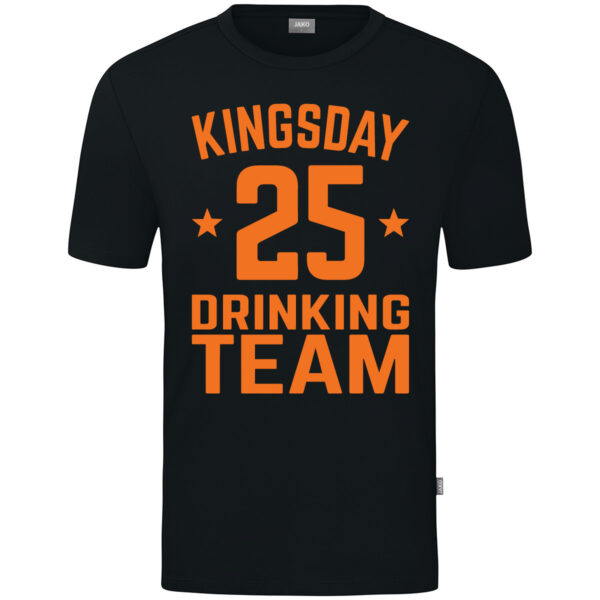 Kingsday Drinking Team Shirt Zwart