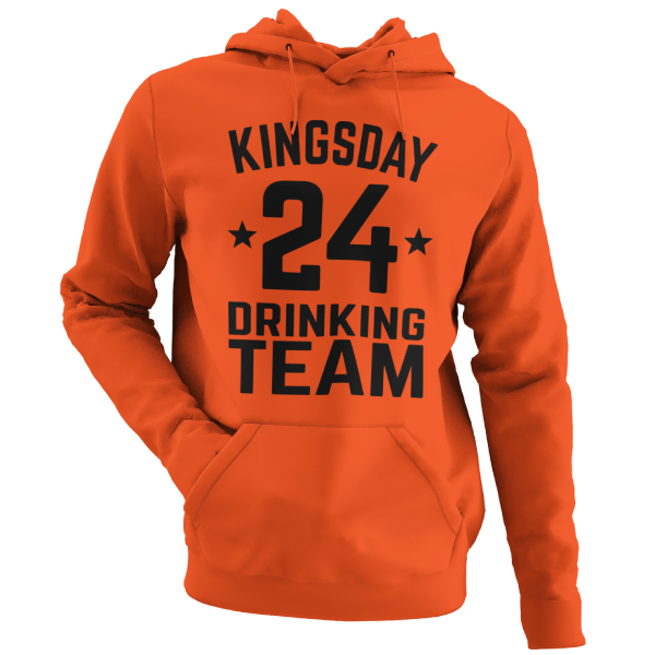 Kingsday Drinking Team Hoodie Oranje