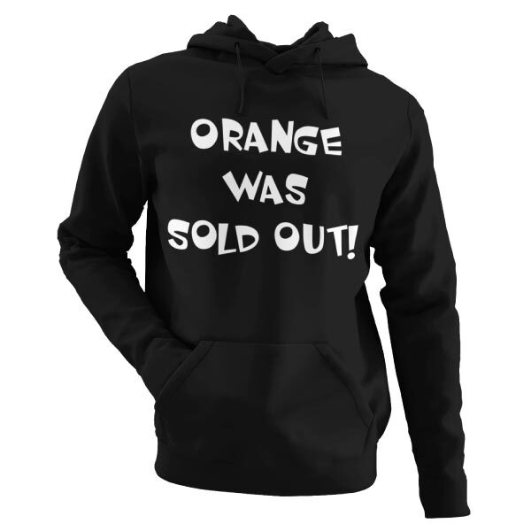 SOLD OUT ZWARTE HOODIE