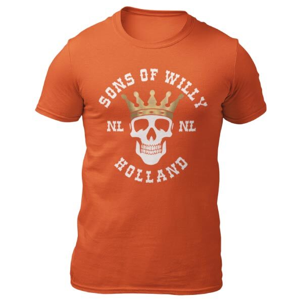 SONS OF WILLY ORANJE T-SHIRT
