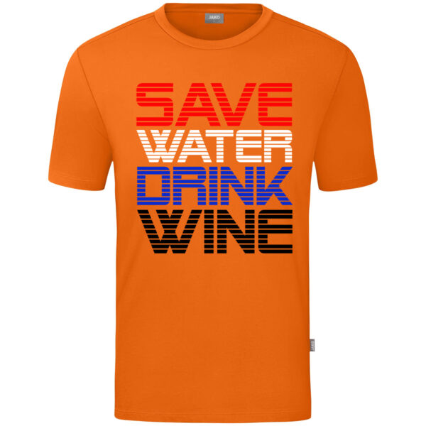 SAVE WATER DRINK WINE T-SHIRT