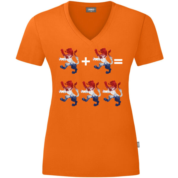 1+1=3 Koningsdag T-shirt Dames