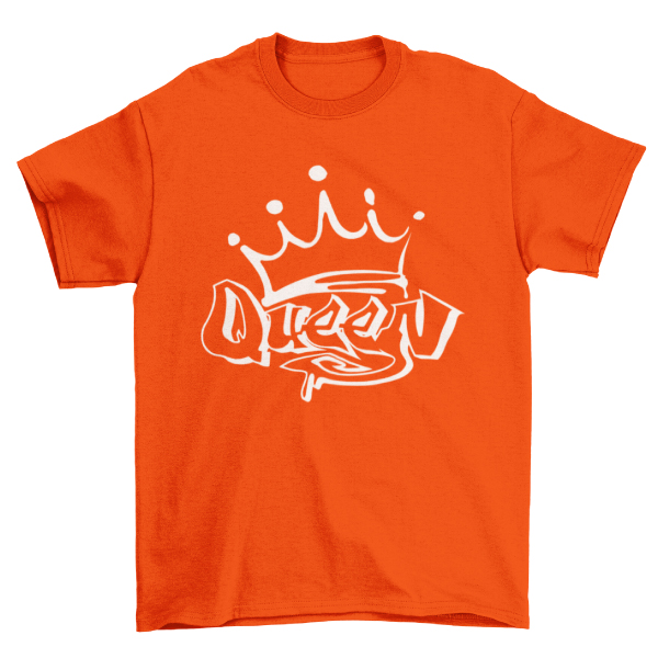 Queen Graffiti Koningsdag Kinder T-shirt