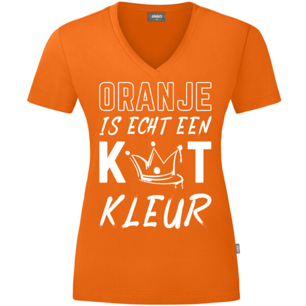 Oranje Is Echt Een Kut Kleur T-Shirt Dames